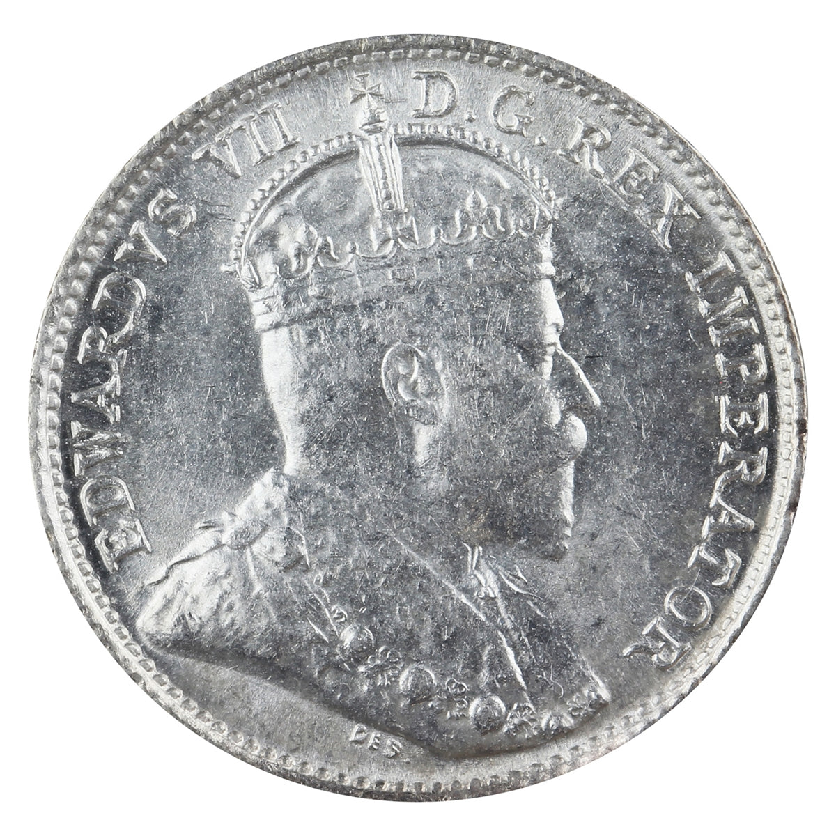 1907 Canada 5-cents ICCS Certified MS62