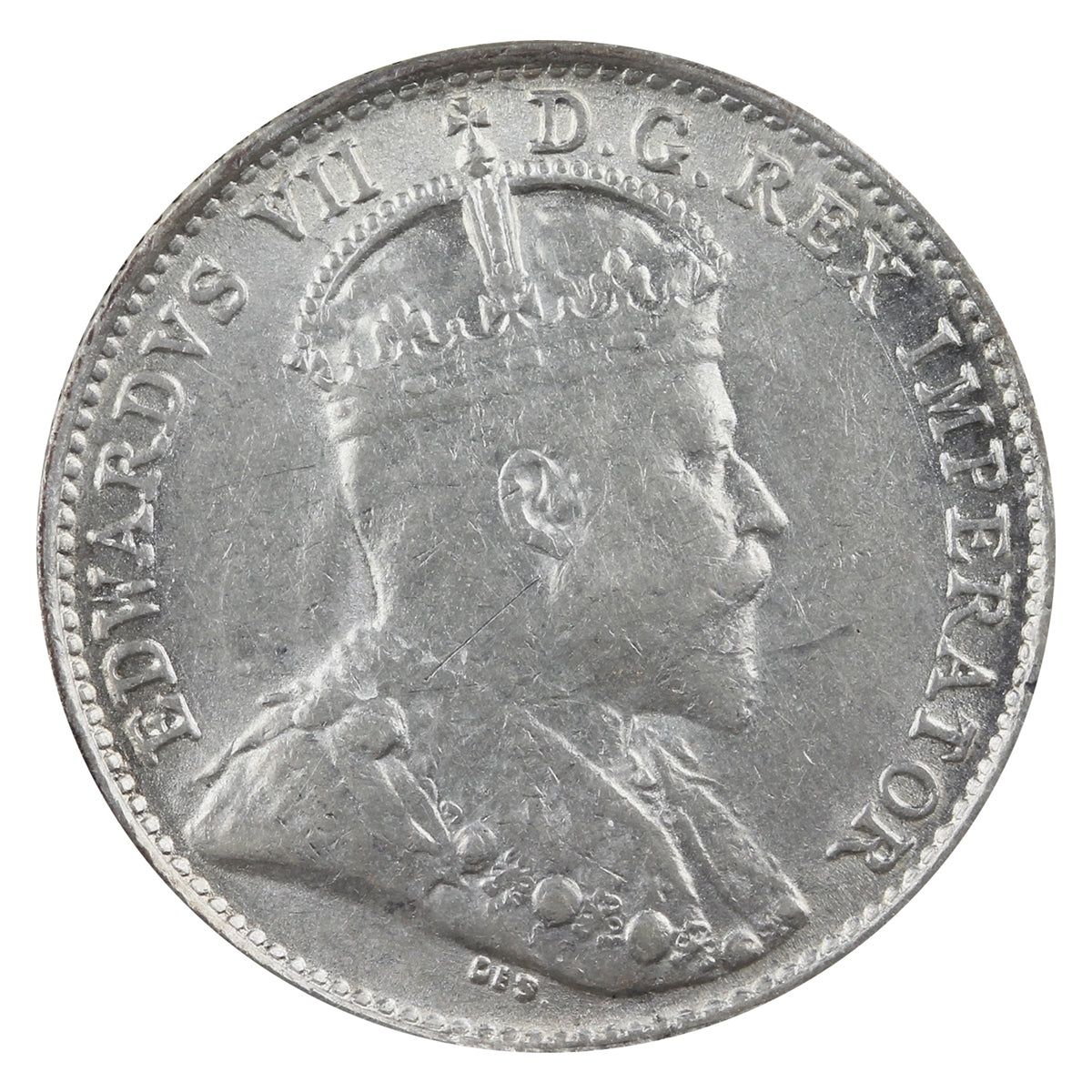 1909 RL, Bow Tie Canada 5-cents ICCS Certified EF45