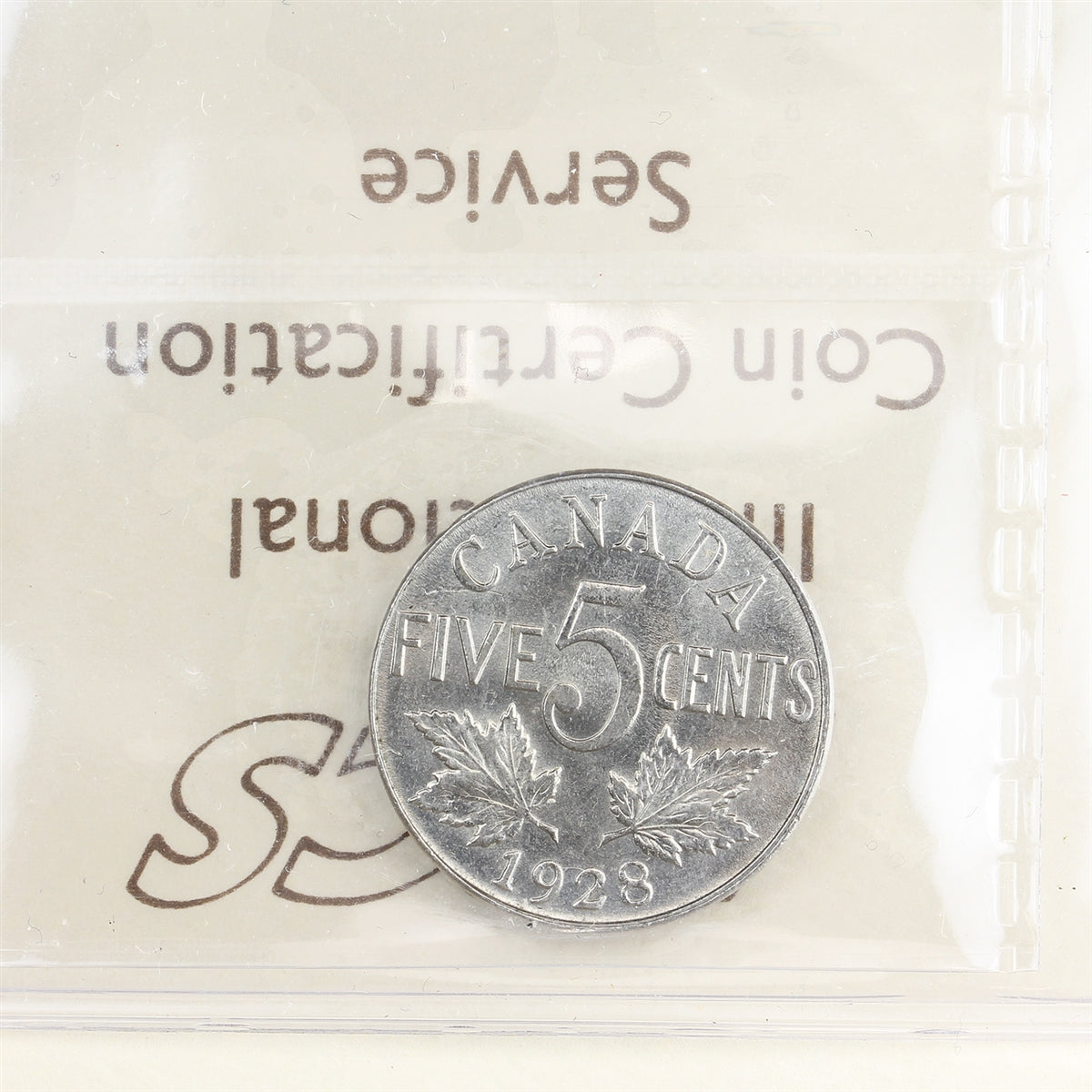 1928 Canada 5-cents ICCS Certified MS63