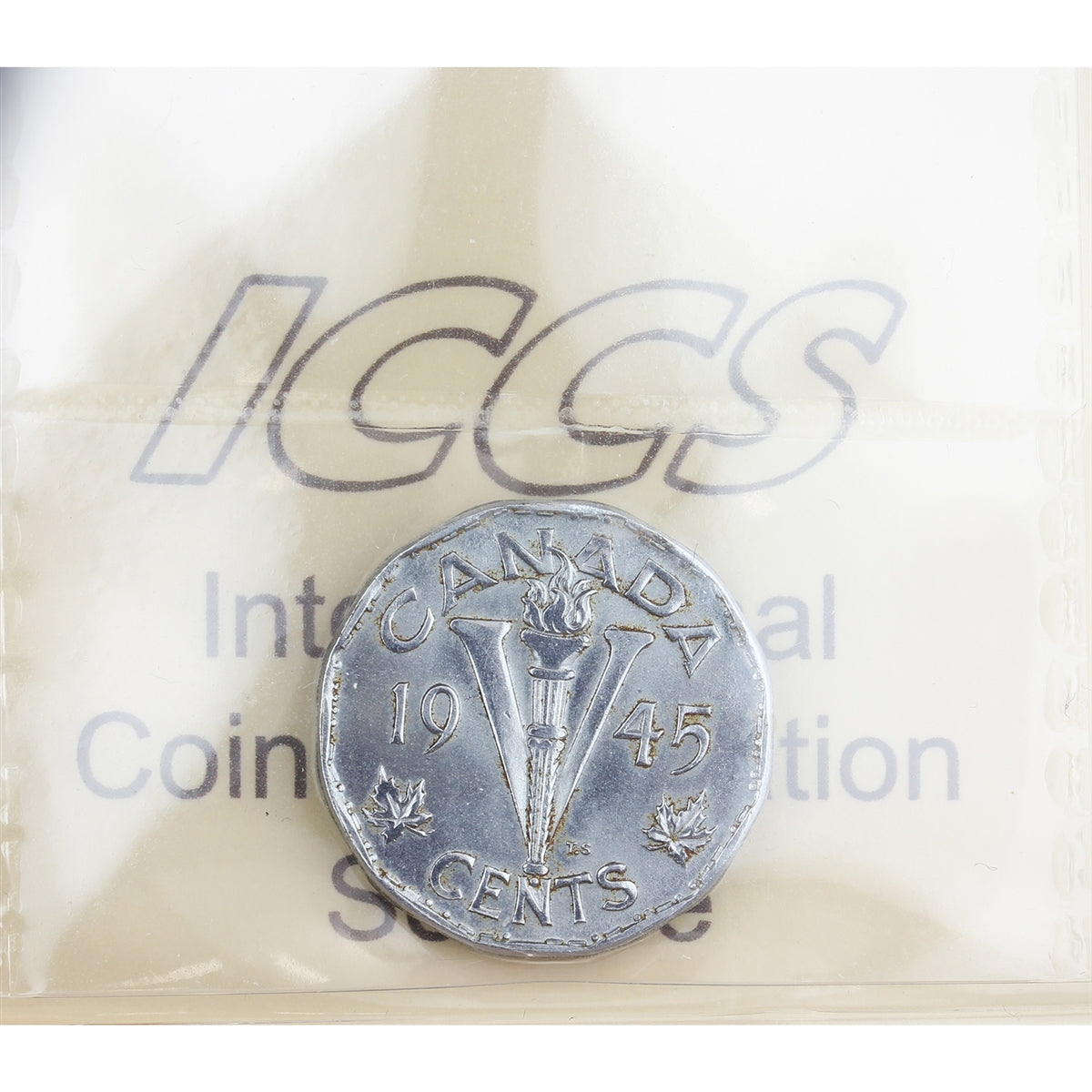 1945 Canada 5-cents ICCS Certified MS66