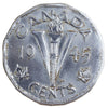 1945 Canada 5-cents ICCS Certified MS66