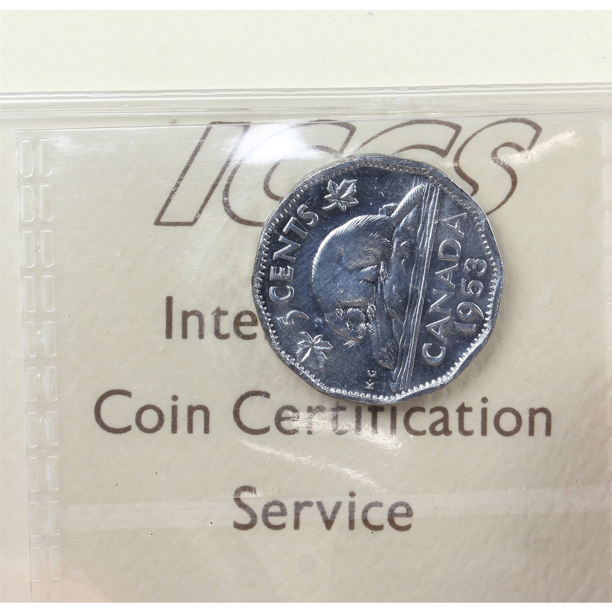 1953 SF Canada 5-cents ICCS Certified MS64