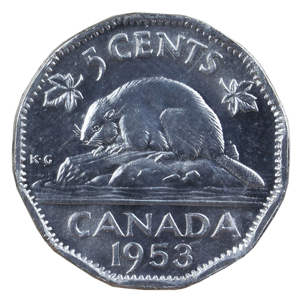 1953 SF Canada 5-cents ICCS Certified MS64
