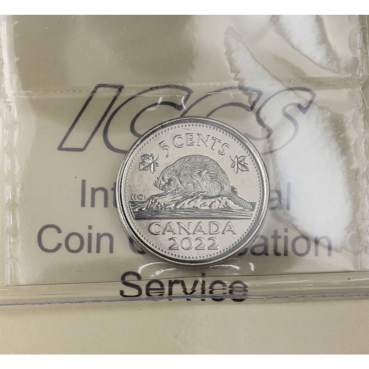 2022 Canada 5-cents ICCS Certified MS66