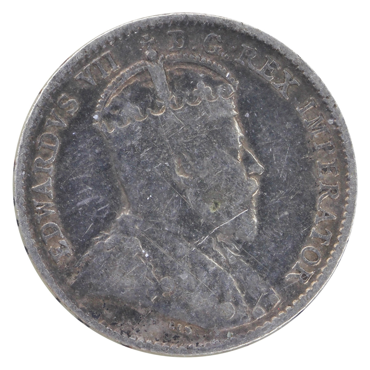1909 RL, Cross/Bow Tie Canada 5-cents ICCS Certified F15