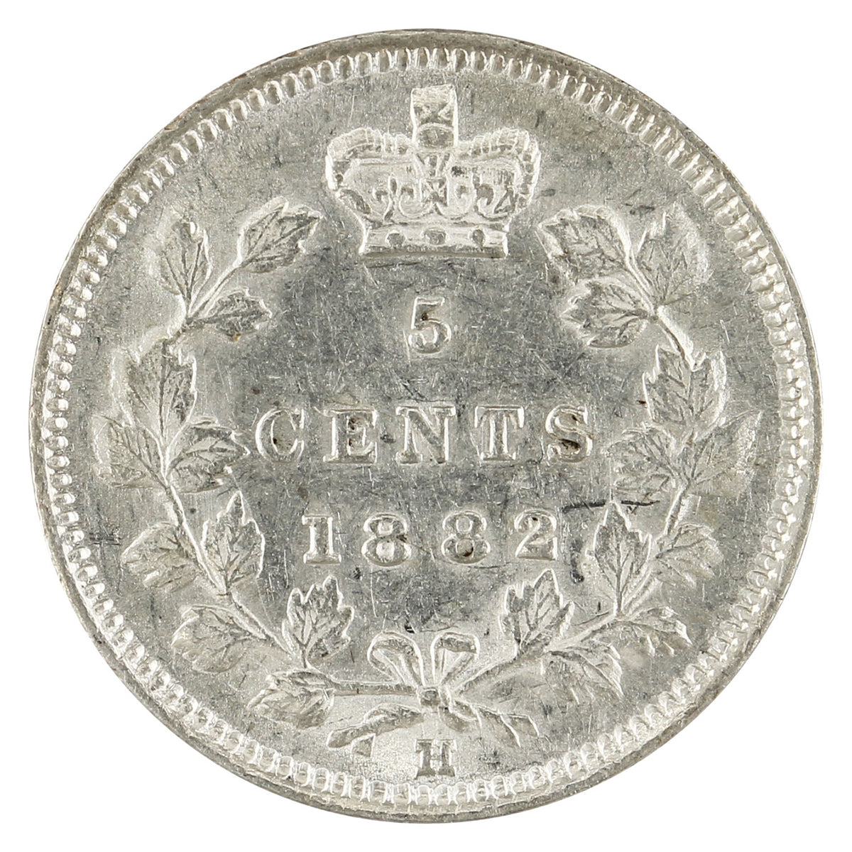 1882H Canada 5-cents AU-UNC (AU55) $