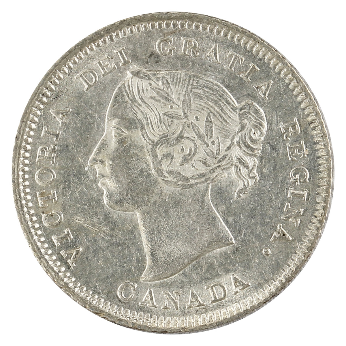 1882H Canada 5-cents AU-UNC (AU55) $
