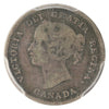 1875H Large Date Canada 5-cents PCGS Certified VG8