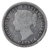 1858 Large Date 5-cents ICCS Certified F12