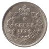 1874H Plain 4 Canada 5-cents Prestige Certified EF40