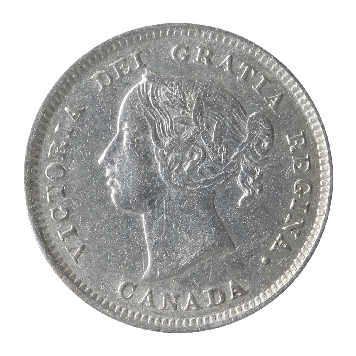 1888 8/8 Canada 5-cents ICCS Certified VF30