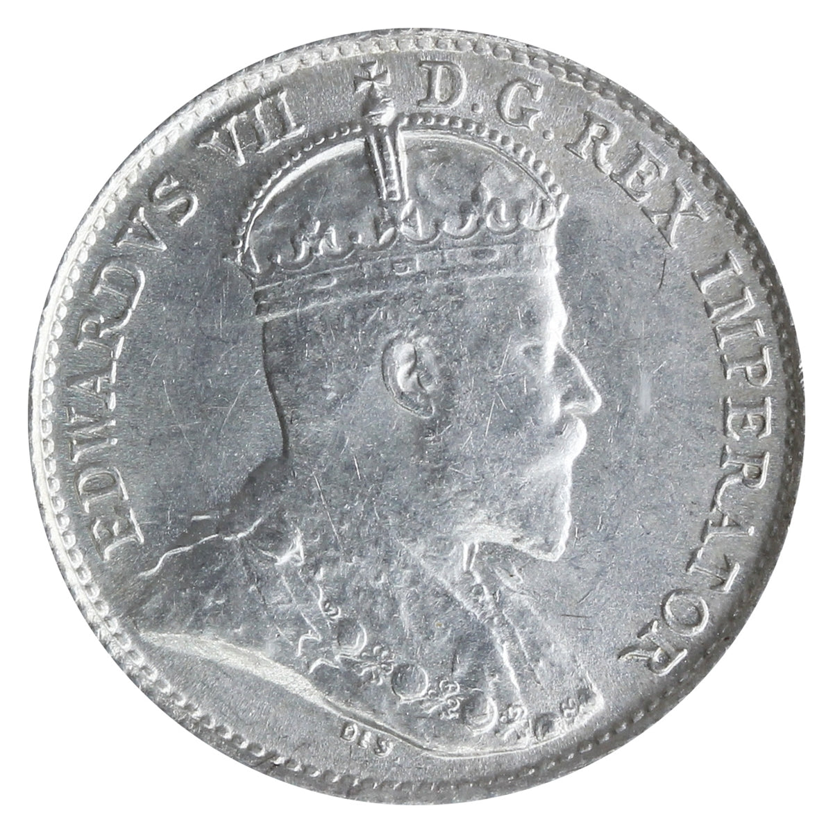 1907 Canada 5-cents ICCS Certified MS62