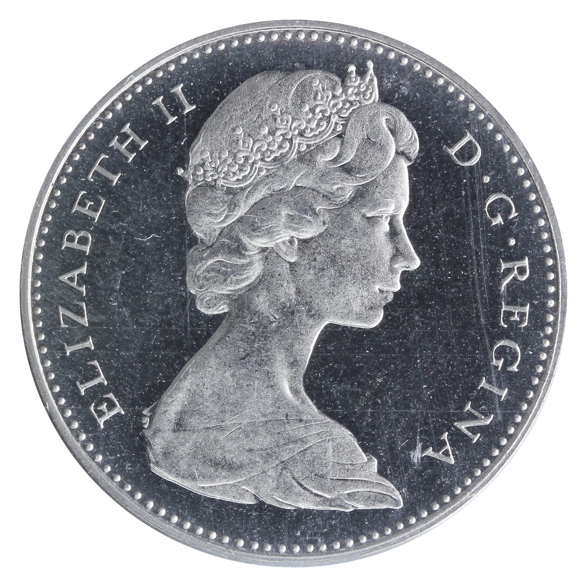1966 Canada 5-cents ICCS Certified PL-66 UHC