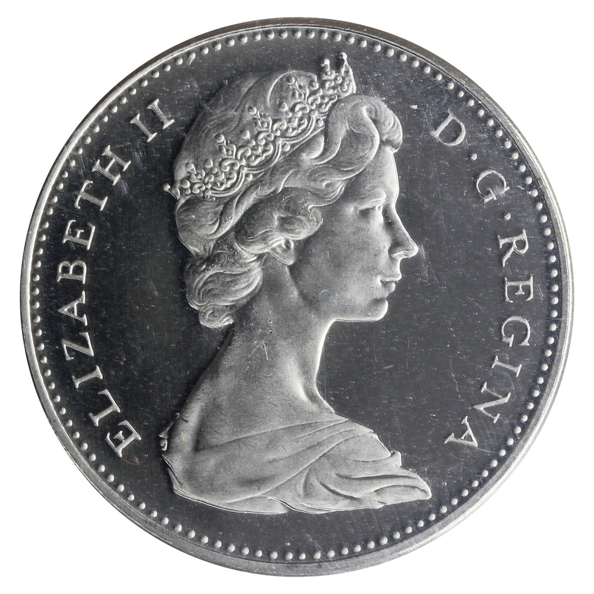 1970 Canada 5-cents ICCS Certified PL64 UHC