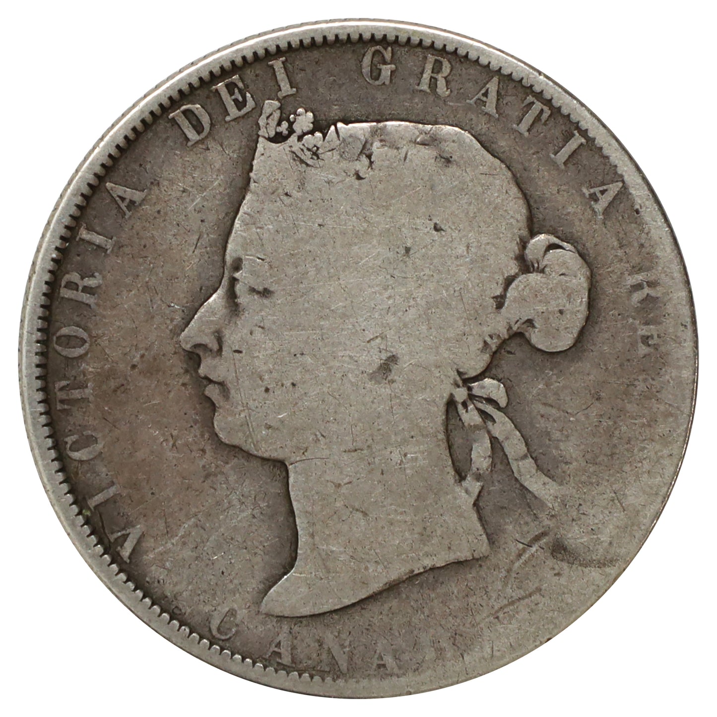 1870 LCW Canada 50-cents About Good (AG3)