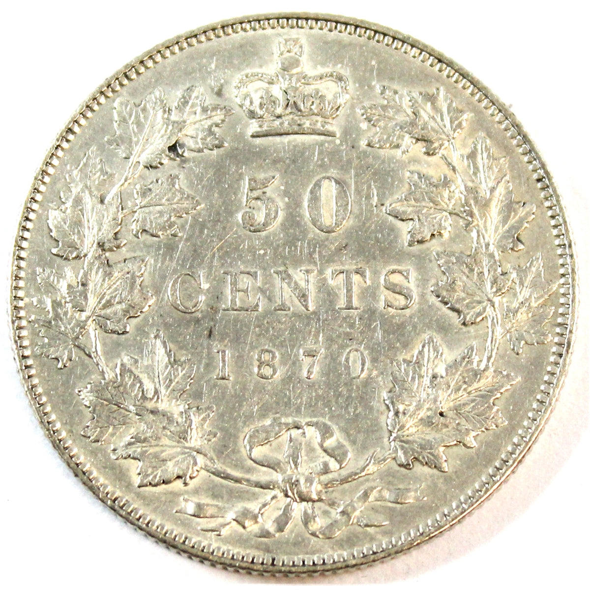1870 LCW Canada 50-cents EF-AU (EF45) $