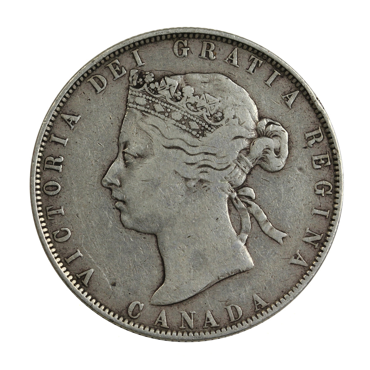 1870 LCW Canada 50-cents Fine (F12) $