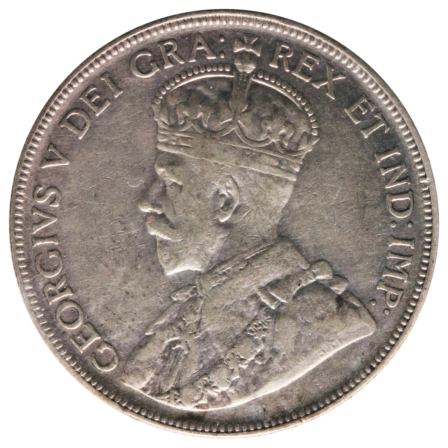 1934 Canada 50-cents ICCS Certified F15