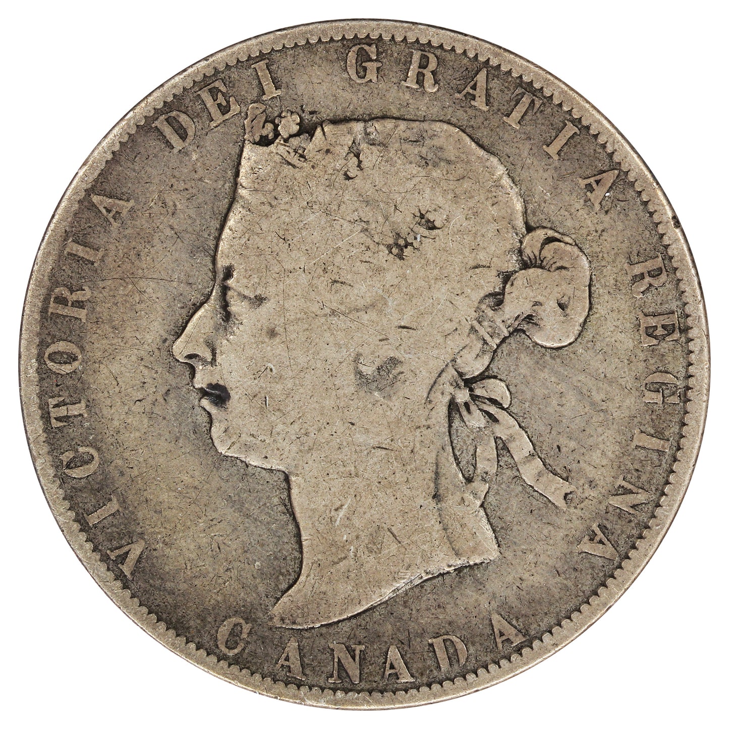 1871H Canada 50-cents Very Good (VG8) $