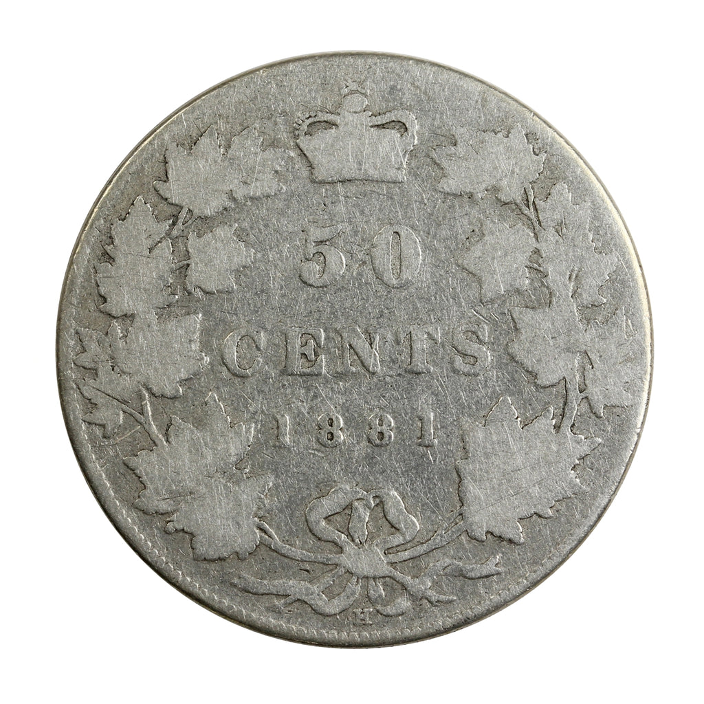 1881H Canada 50-cents Good (G4)