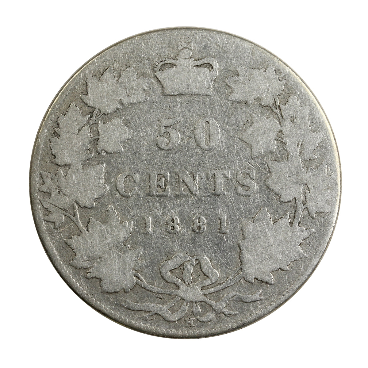 1881H Canada 50-cents Good (G4)