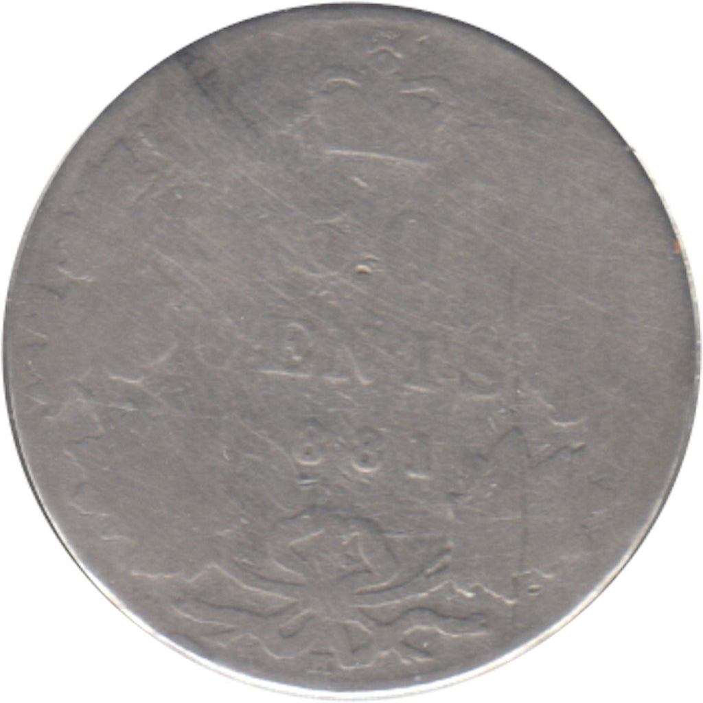 1881H Canada 50-cents Poor