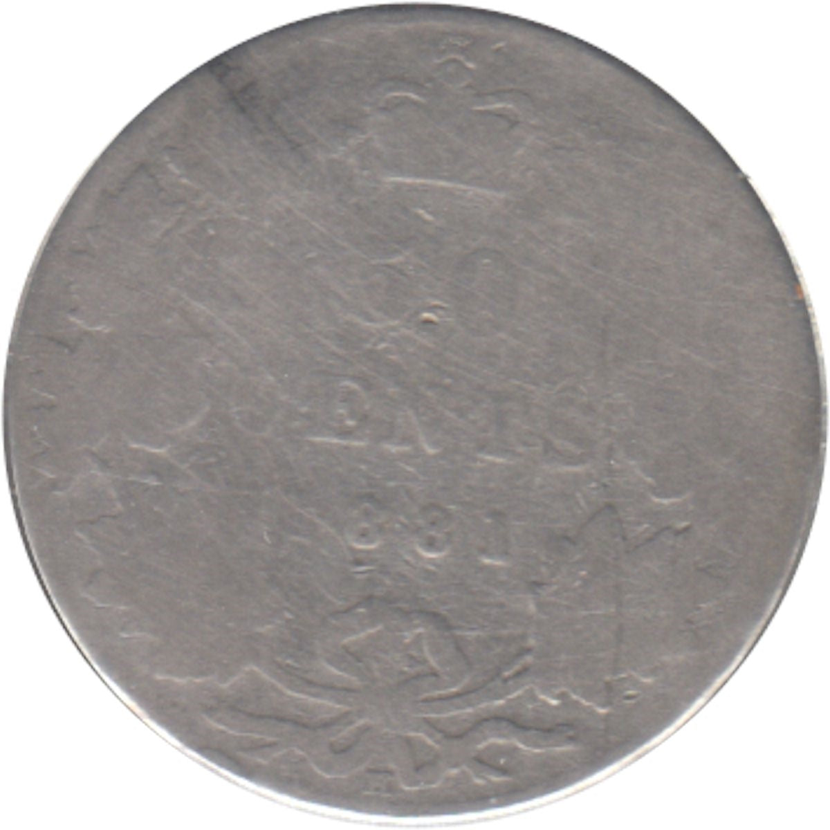 1881H Canada 50-cents Poor
