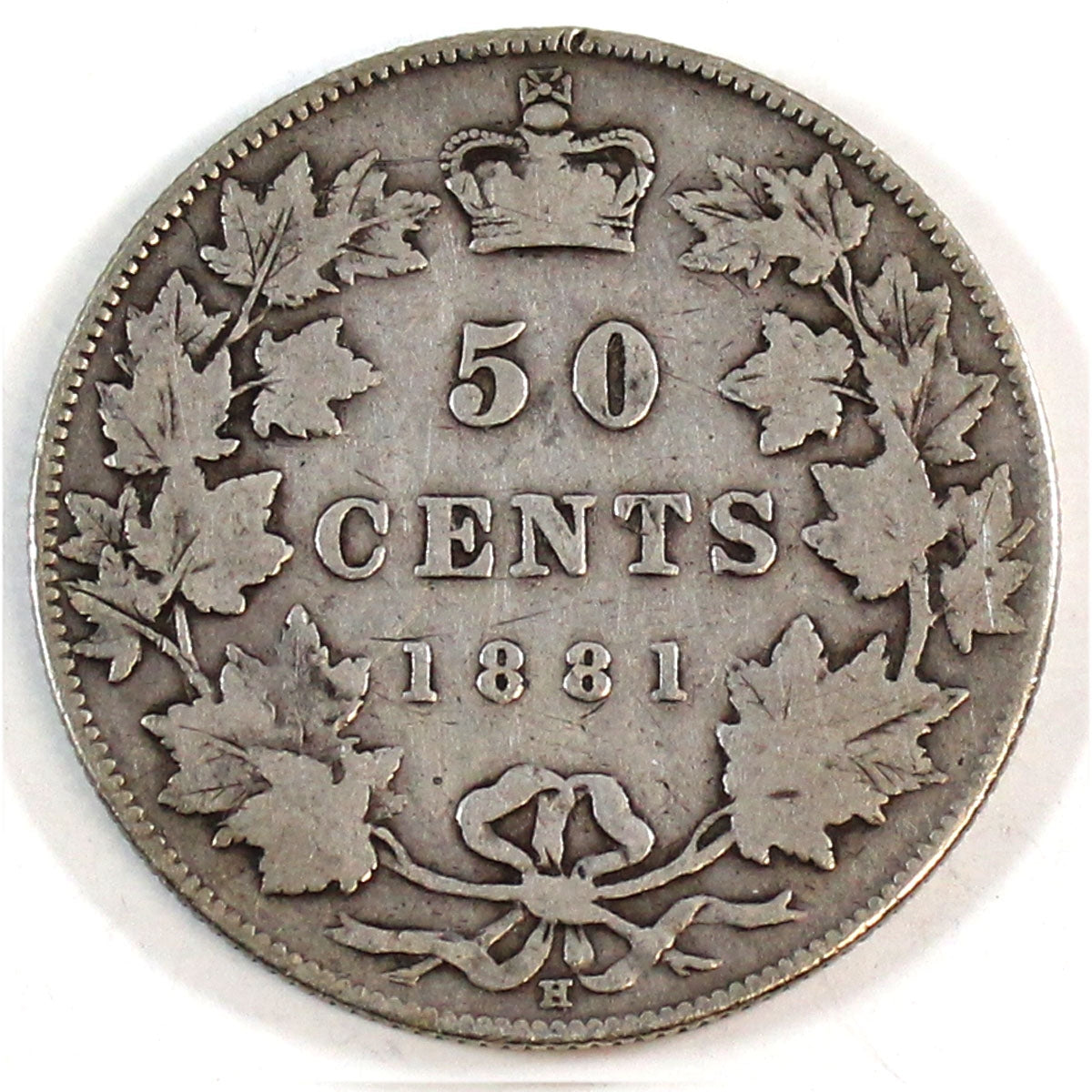 1881H Canada 50-cents VG-F (VG10) $