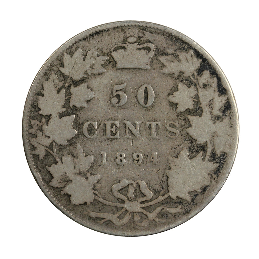 1894 Canada 50-cents Good (G4) $