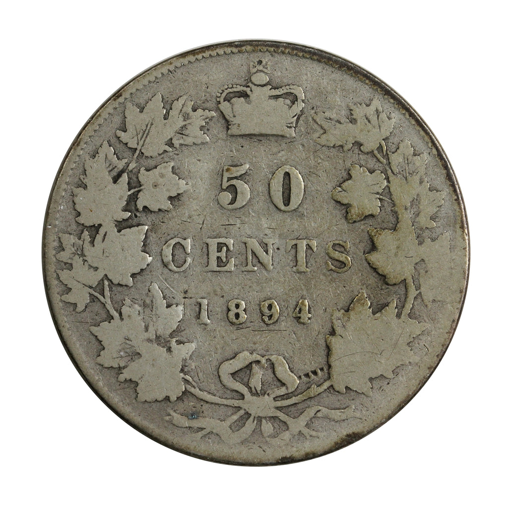 1894 Canada 50-cents G-VG (G6) $