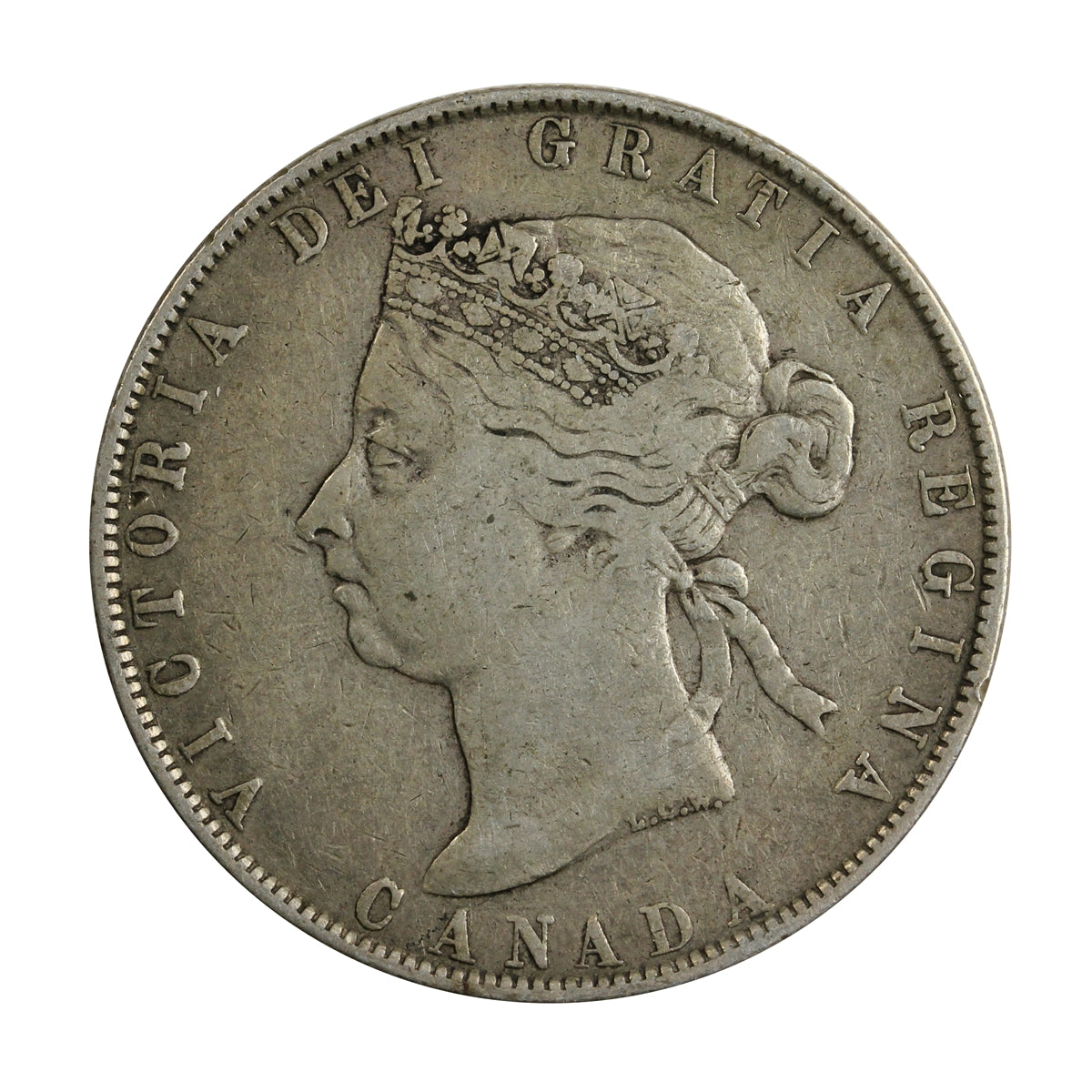 1898 Canada 50-cents F-VF (F15) $