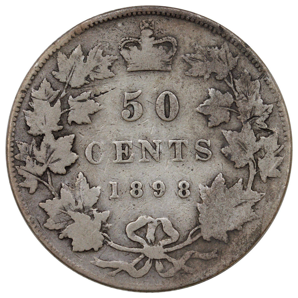 1898 Canada 50-cents G-VG (G6) $