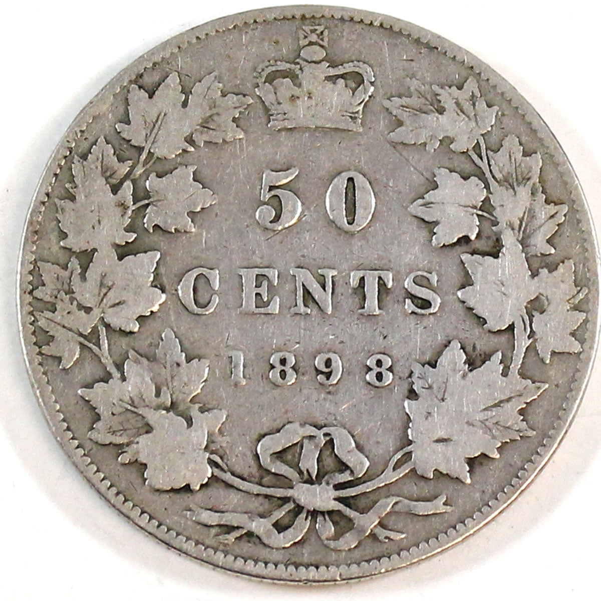 1898 Canada 50-cents Very Good (VG8) $