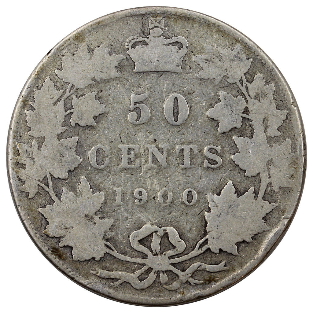 1900 Canada 50-cents About Good (AG3)