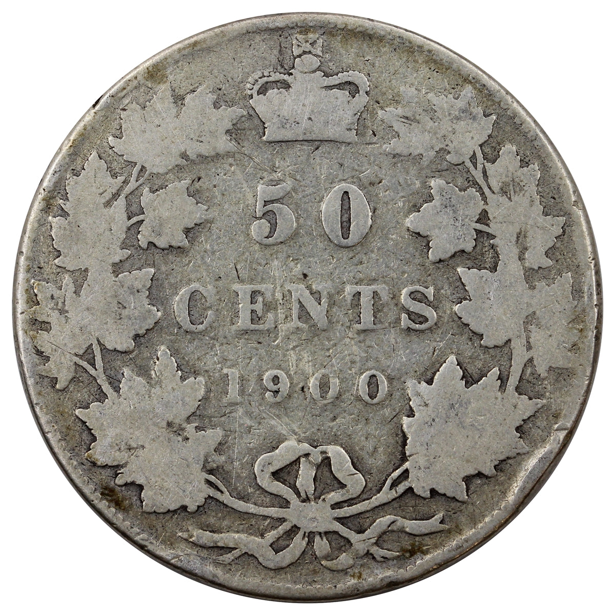 1900 Canada 50-cents About Good (AG3)