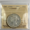 1900 Canada 50-cents ICCS Certified F15