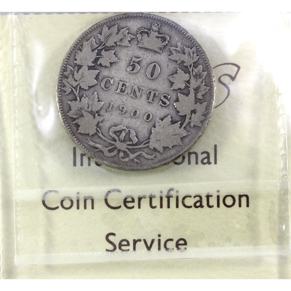 1900 Canada 50-cents ICCS Certified G4