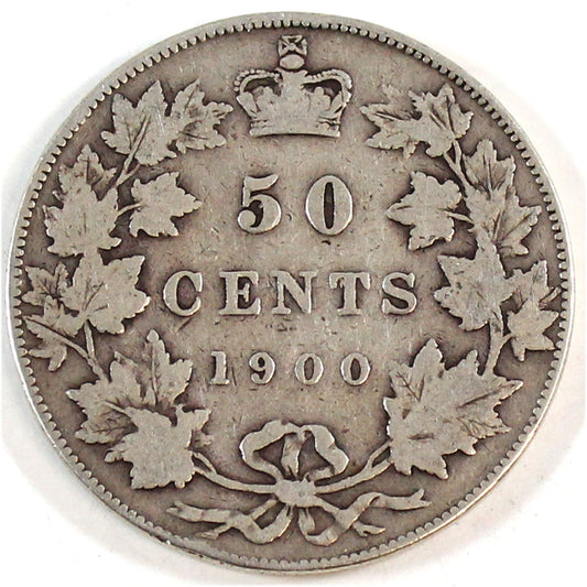 1900 Canada 50-cents VG-F (VG10) $