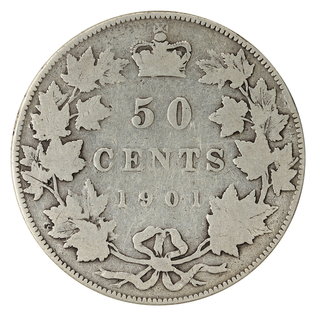 1901 Canada 50-cents Very Good (VG8) $