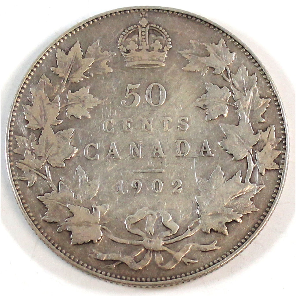 1902 Canada 50-cents Very Fine (VF20) $