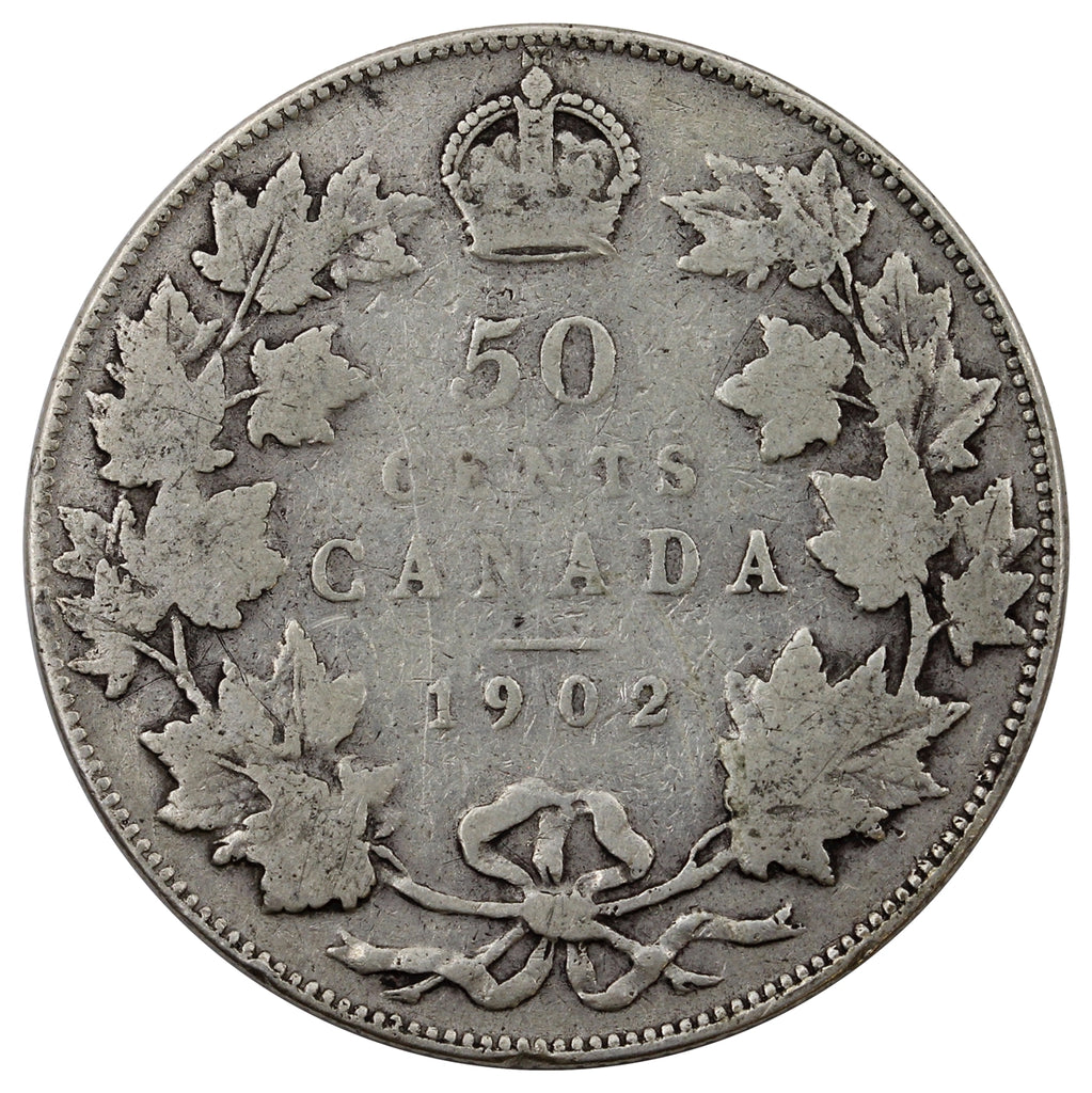 1902 Canada 50-cents Very Good (VG8)