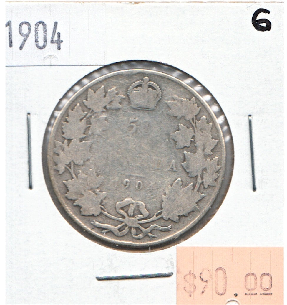1904 Canada 50-cents Good (G4) $