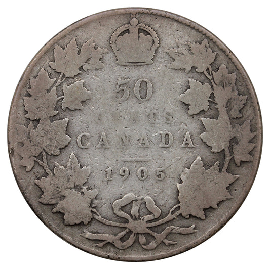 1905 Canada 50-cents G-VG (G6) $