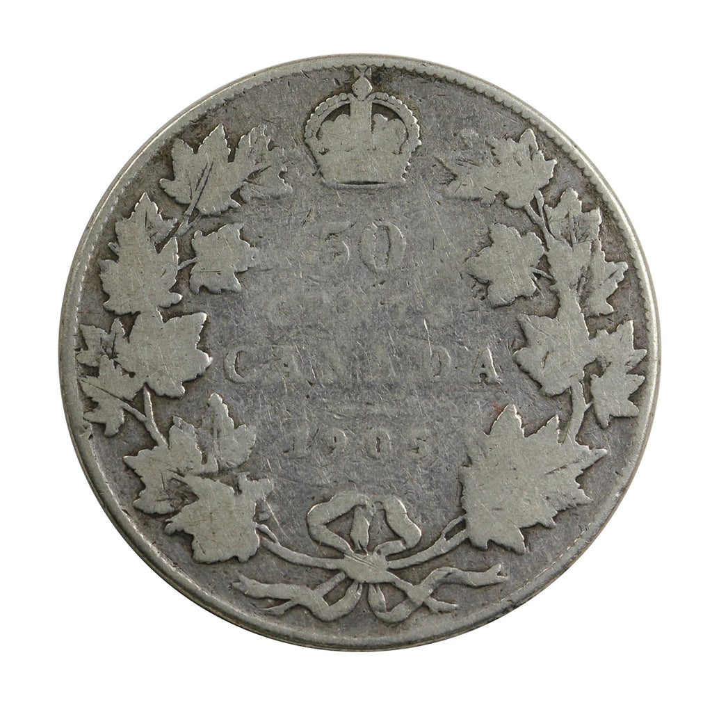 1905 Canada 50-cents Very Good (VG8) $