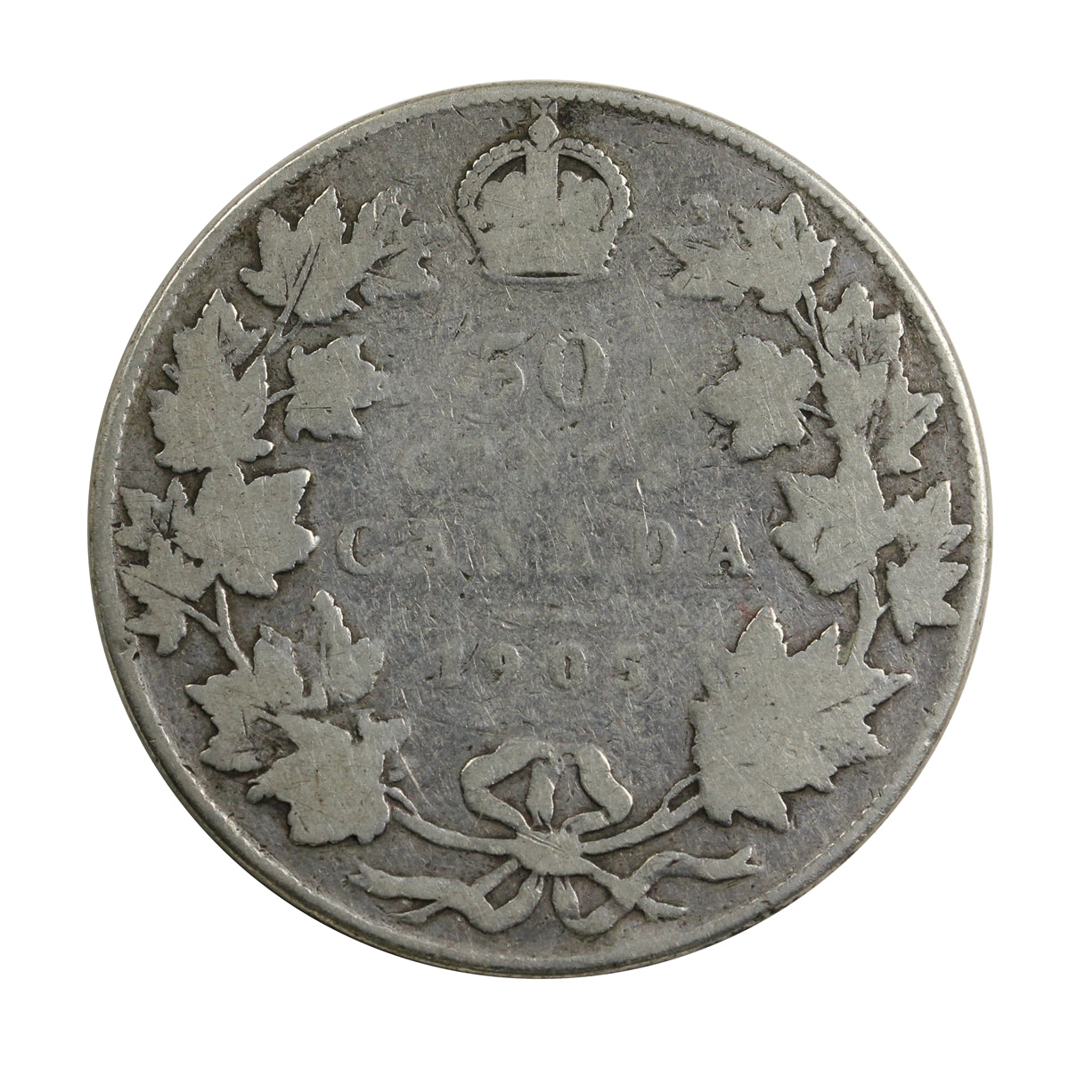 1905 Canada 50-cents Very Good (VG8) $