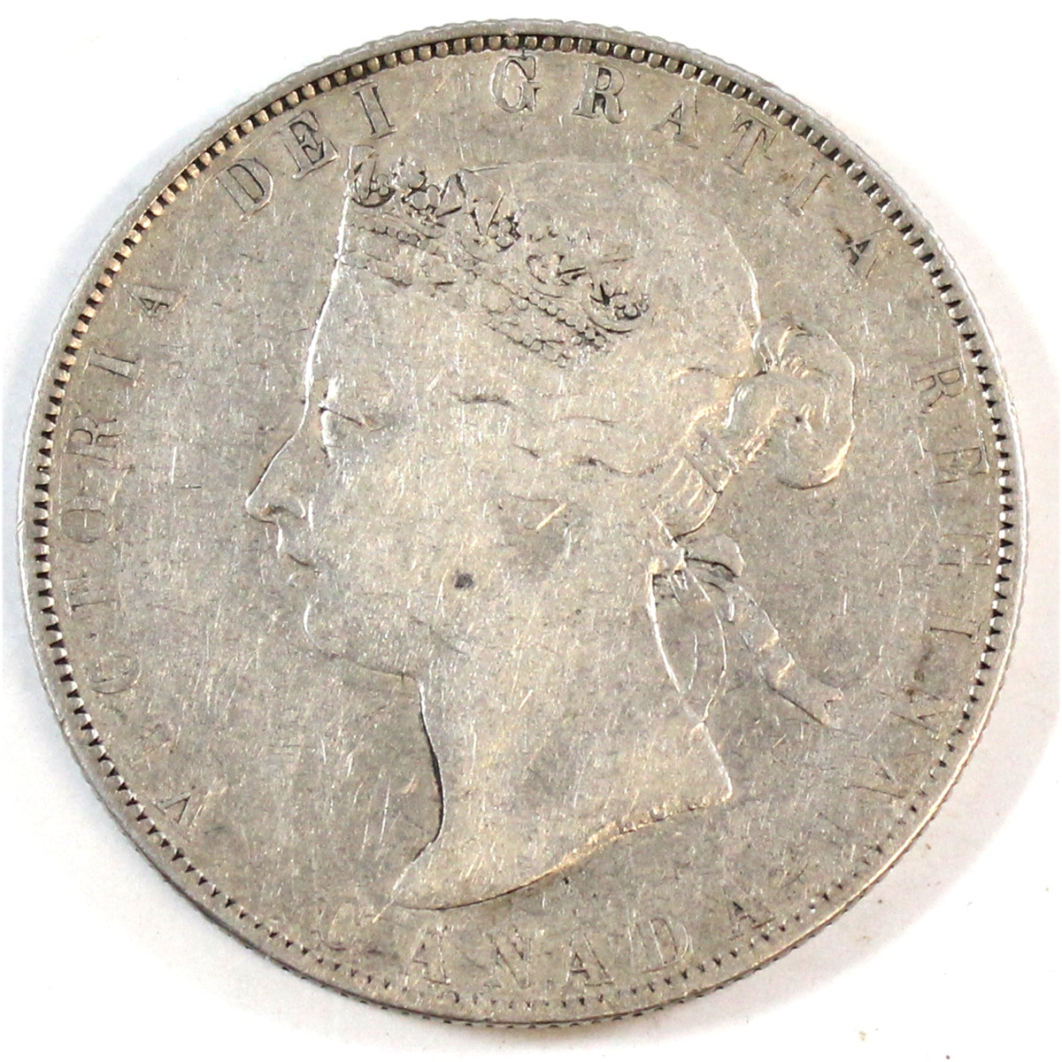 1888 Obv. 2 Canada 50-cents F-VF (F15) $