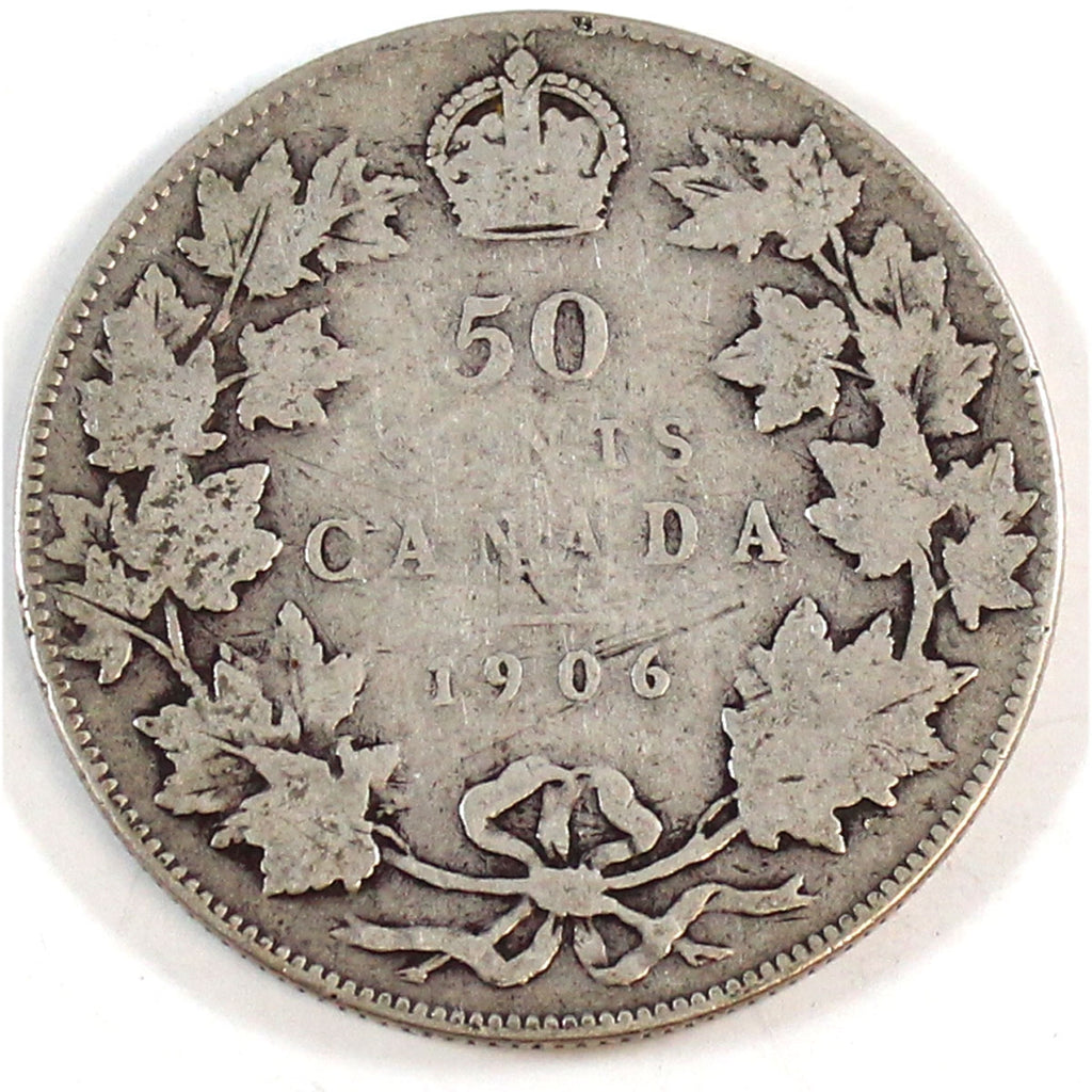 1906 Canada 50-cents G-VG (G6)
