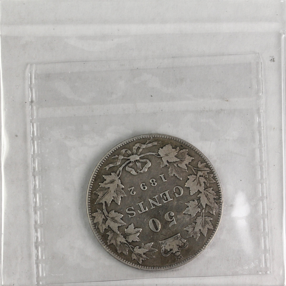 1892 Obv. 4 Canada 50-cents ICCS Certified F15