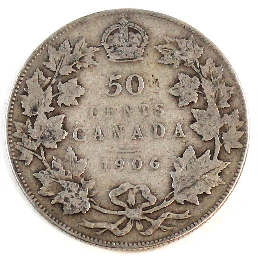 1906 Canada 50-cents Very Good (VG8)