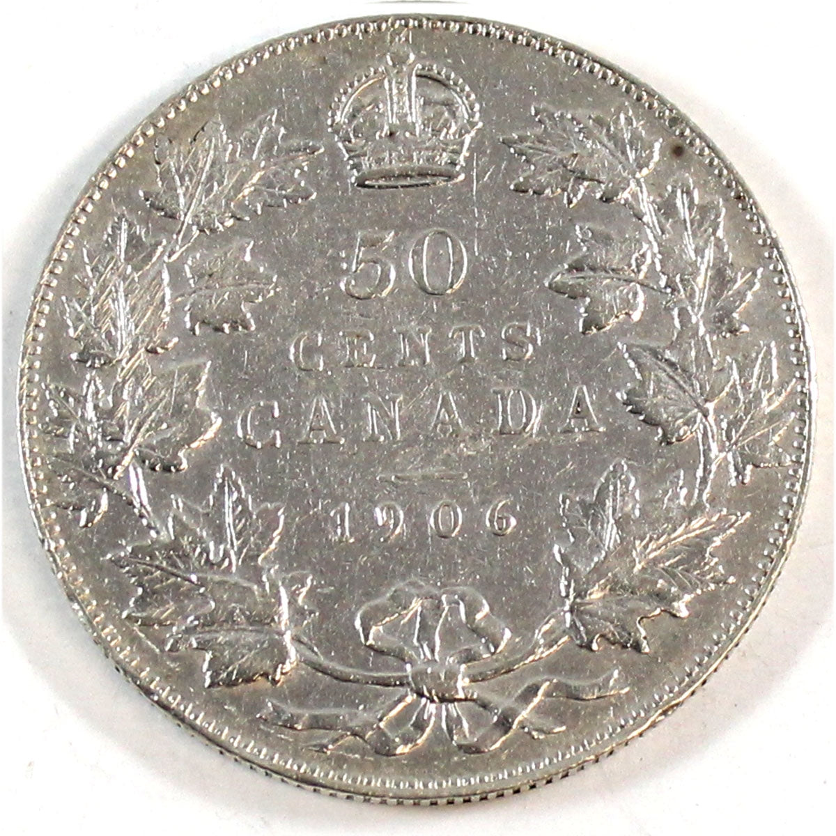1906 Canada 50-cents VF-EF (VF30) $